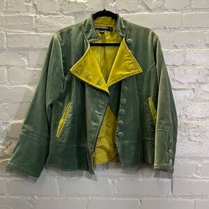 Velvet military style Jacket